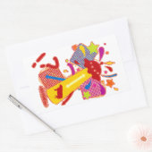 Cattle_Mutilation 長方形シール (封筒)