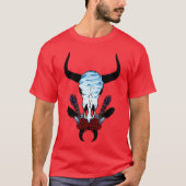 cattle skull tシャツ (正面)