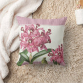 Cattleyaのピンクの蘭 クッション (ブランケット)