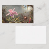 Cattleya Orchid and Three Hummingbirds 1871 名刺 (正面/裏面)