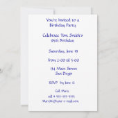 Cattleyasの誕生会95のトリオ 招待状 (裏面)