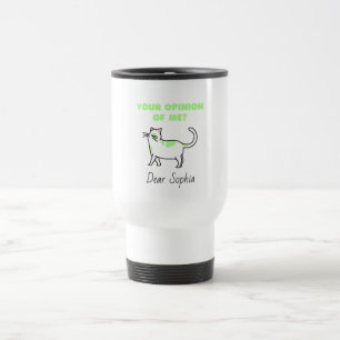 CatTravel Mug(黄色い見下げ のあるCatTravelマグ) トラベルマグ
