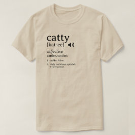 Catty定義辞書Tシャツ Tシャツ