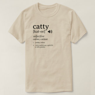 Catty定義辞書Tシャツ Tシャツ