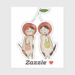 Catty Cherries シール