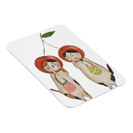 Catty Cherries マグネット (右側)