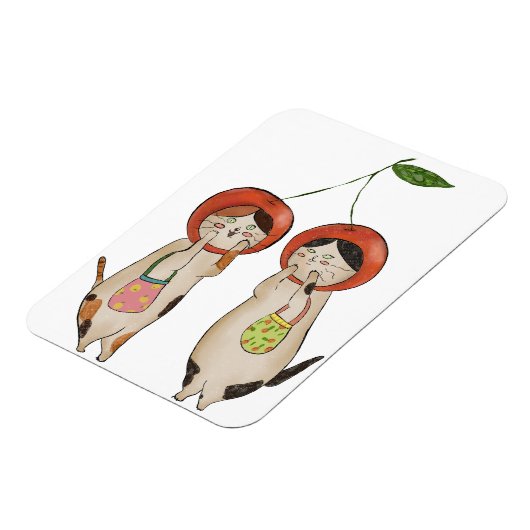 Catty Cherries マグネット (左側)