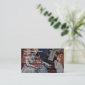 Catulle-Mendesの娘のポートレート 名刺 (スタンド正面)