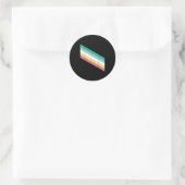 Catumet Lgbtqプライド障害プライド国旗 – Uni-ad ラウンドシール (バッグ)