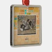 Caturdayのジグザグ行進 メタルオーナメント (右)