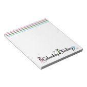 Caturdayの感じメモ帳 ノートパッド (アングル)