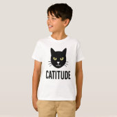 Catutitudeおもしろい Cat顔デザイン – すべてのAに最適 Tシャツ (正面フル)