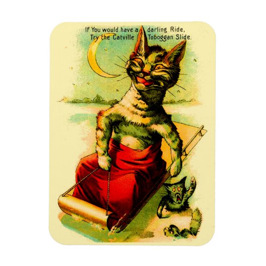 Catville Tobogganスライドを試す マグネット (縦)