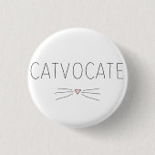 Catvocate Pin Bagde 缶バッジ (正面)