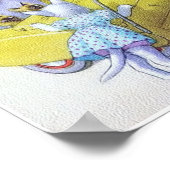 CATWALKS: 2回のトラブルポスターアートSemigloss ポスター (角)