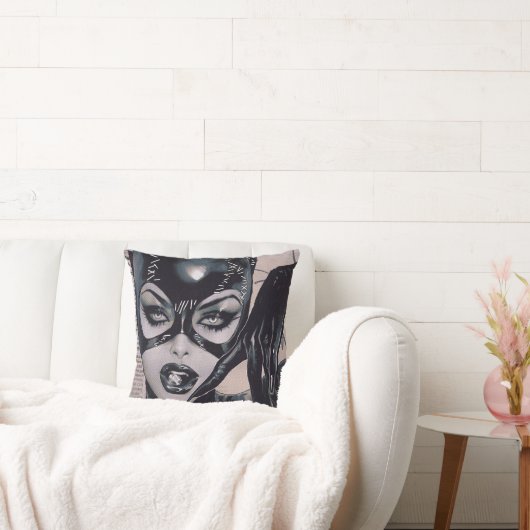 Catwoman #50 Sozomaika Cover Illustration クッション (ソファ)