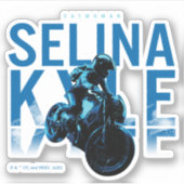 Catwoman Selina Kyle Motorcycle シール (正面)