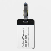 Catwoman Selina Kyle Motorcycle ラゲッジタグ (裏面縦)