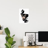 Catwoman The Claws Are Out Cover Illustration ポスター (ホームオフィス)
