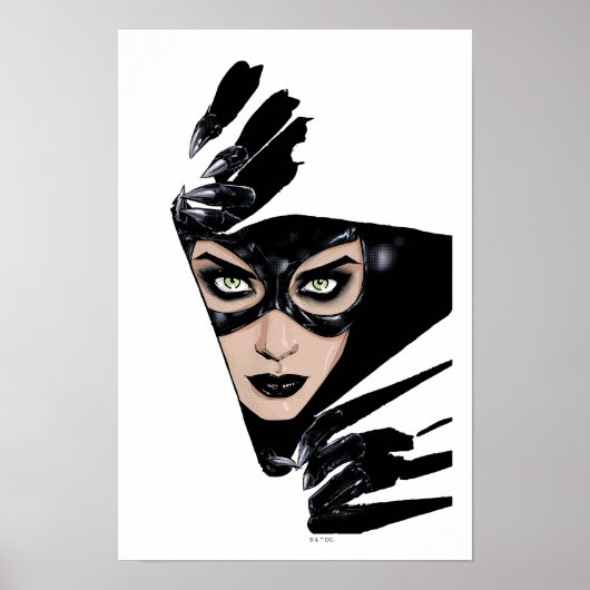 Catwoman The Claws Are Out Cover Illustration ポスター (正面)