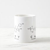 Catyペプチド名mug コーヒーマグカップ (中央)