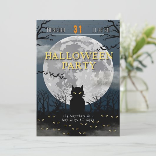 Caty Halloween Party  招待状 (スタンド正面)