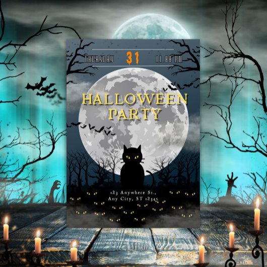 Caty Halloween Party  招待状