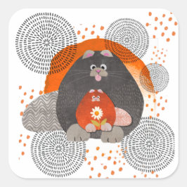 CATZ PAJAMAZスタンプ2サイズ スクエアシール