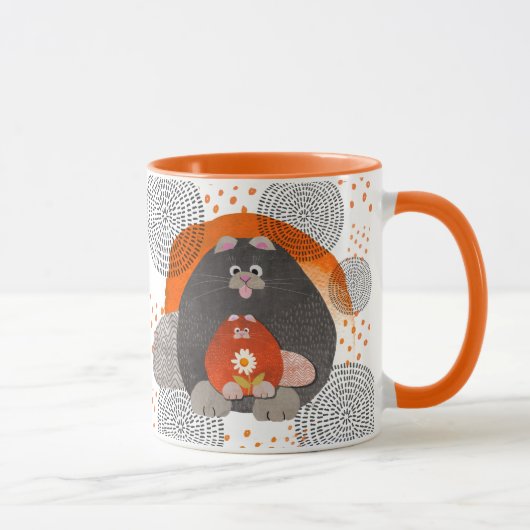 CATZ PAJAMAZ 11オンスのマグカップ マグカップ (右)