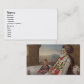 Caubulおよび彼のYのDost Mahommedの(1793-1863年の)王 名刺 (正面/裏面)