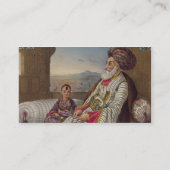 Caubulおよび彼のYのDost Mahommedの(1793-1863年の)王 名刺 (裏面)