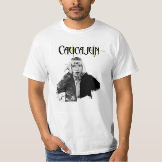 Caucajunは白いティーに従います Tシャツ