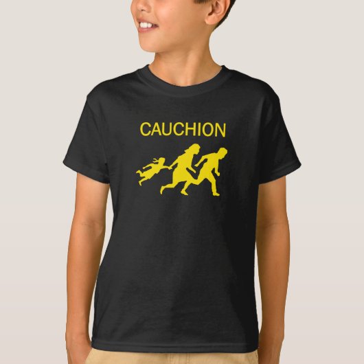 CAUCHIONの国境を超えること Tシャツ (正面)
