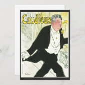 Caudieux by Toulouse Laurec,ヴィンテージアールヌーボー (正面/裏面)