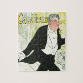 Caudieux by Toulouse Laurec,ヴィンテージアールヌーボー ジグソーパズル