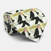 Caudieux by Toulouse Laurec,ヴィンテージアールヌーボー ネクタイ (ロール)