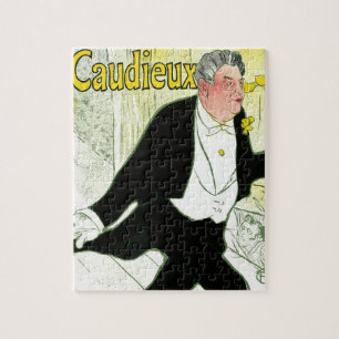 Caudieux by Toulouse Lautrec, Vintage Art Nouveau, ジグソーパズル