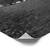 Caughoron Barn, Cades Cove, b&w ポスター (角)