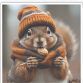 Caught snacking again - Squirrel Ai image シール (正面)