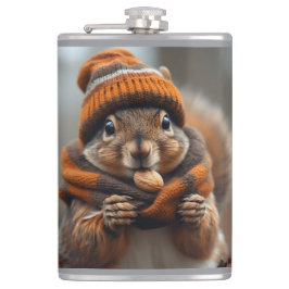 Caught snacking again - Squirrel Ai image フラスク