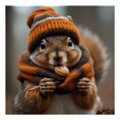 Caught snacking again - Squirrel Ai image ポスター (正面)