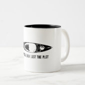 Caught The Eddy Lost The Plot Kayak ツートーンマグカップ (正面右)