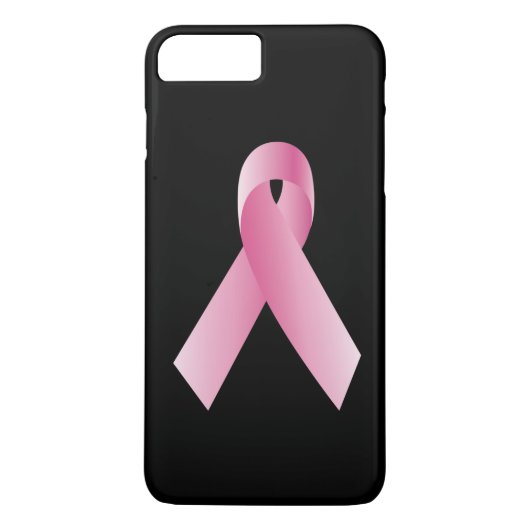 cause_Bigピンクリボン_onブラックのコーチ Case-Mate iPhoneケース (裏面)