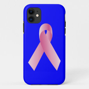 cause_Pinkリボンキャンペーンのためのコーチ青 iPhone 11 ケース