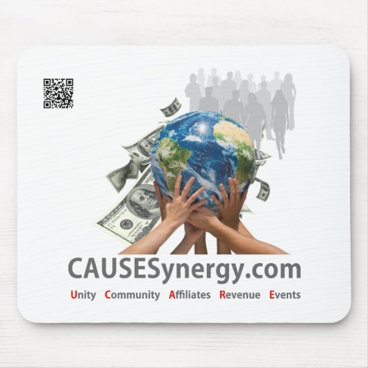 CAUSESynergy – マウスパッド (正面)