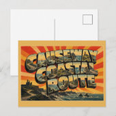 Causeway Coastal Route 北アイルランド ヴィンテージ ポストカード (正面/裏面)