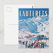 Cauterets Station de ski ポストカード (正面/裏面)