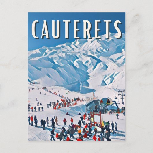 Cauterets Station de ski ポストカード (正面)