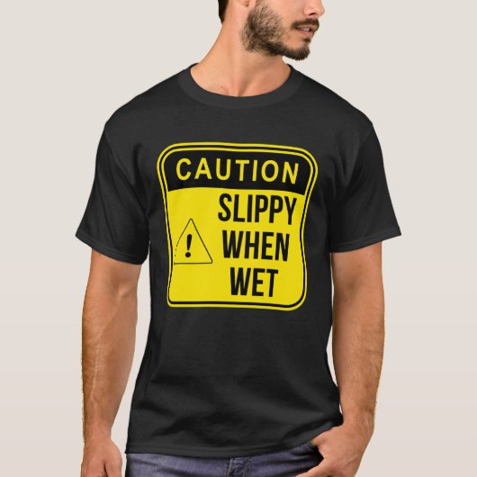 Caution Construction Danger Careful Meme  Sarcasti Tシャツ (正面)