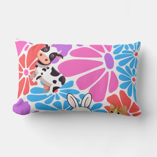 Caution design ランバークッション (正面)